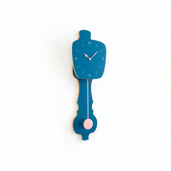 Wandklok Petrol Blauw