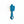 Wandklok Petrol Blauw