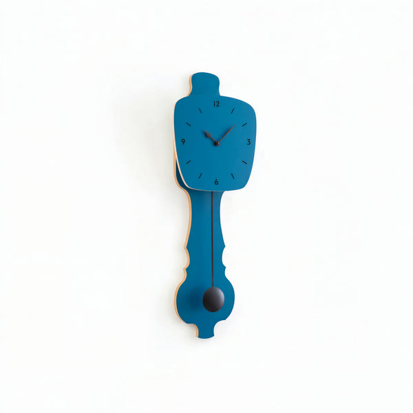 Wandklok Petrol Blauw