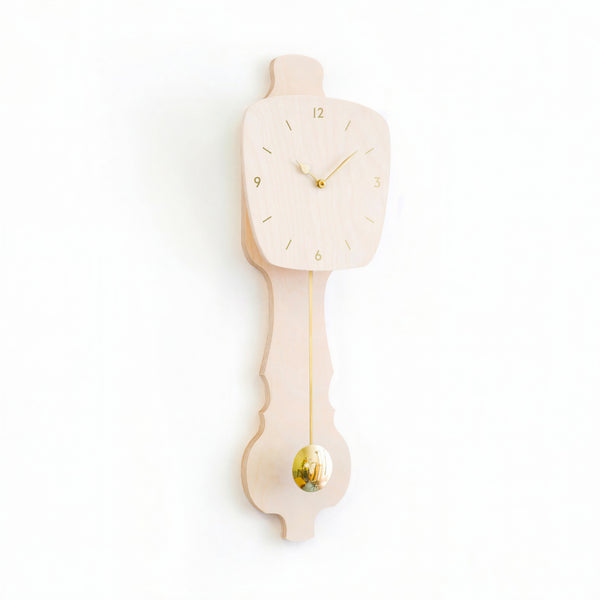 Wandklok Blank Hout
