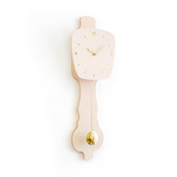 Wall Clock Blank Wood