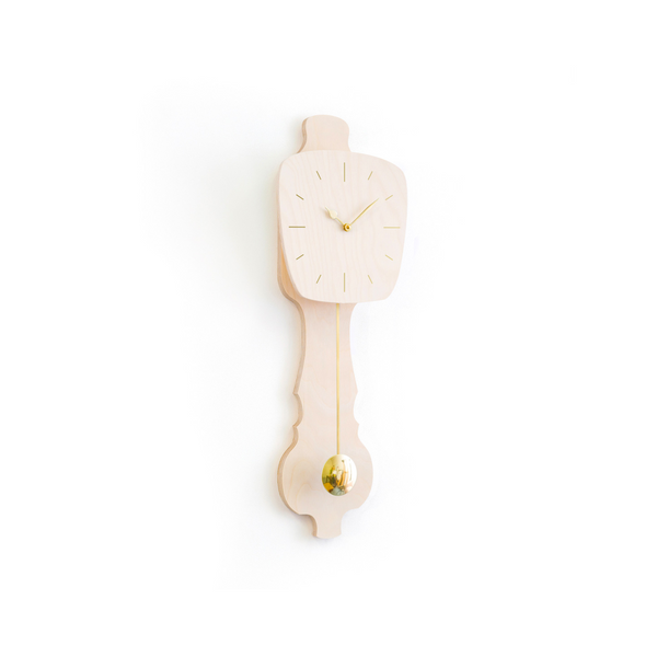 Wall Clock Blank Wood
