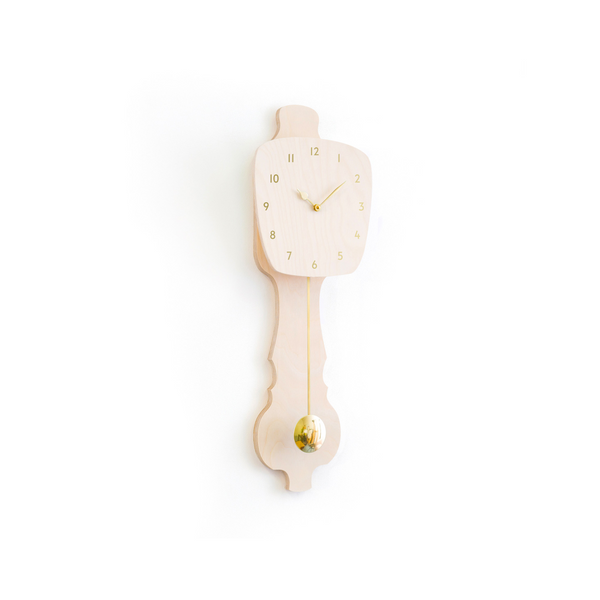 Wall Clock Blank Wood