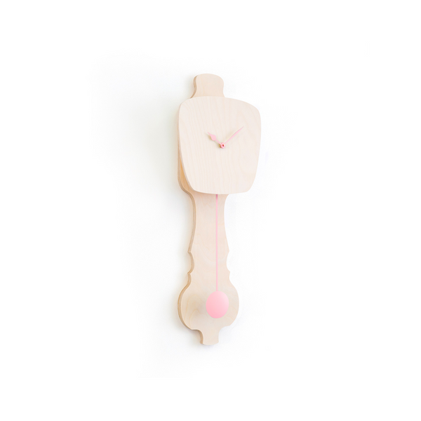 Wall Clock Blank Wood