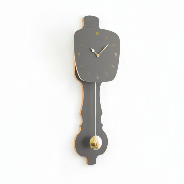Wall Clock Stone Gray