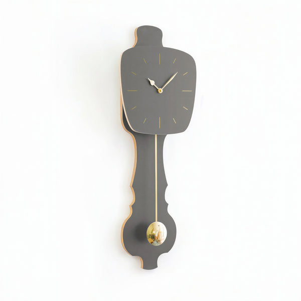Wall Clock Stone Gray