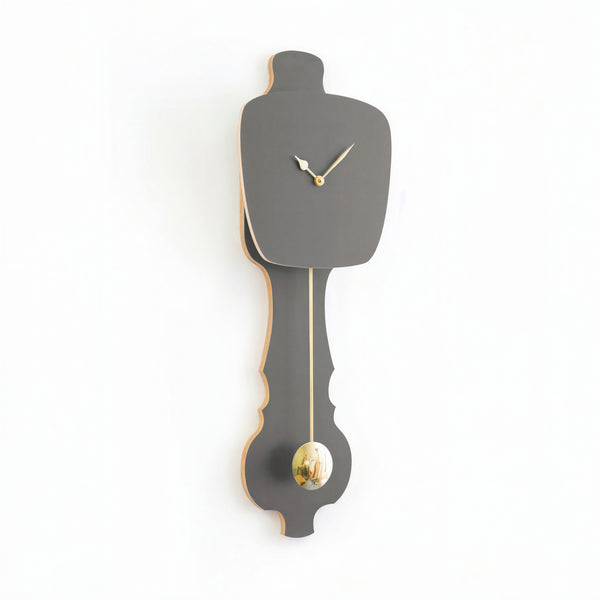 Wall Clock Stone Gray