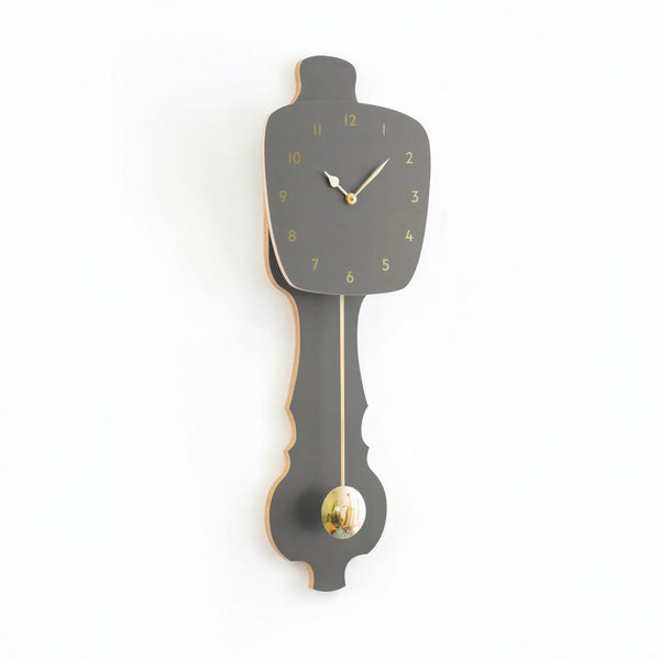 Horloge Murale Pierre Grise