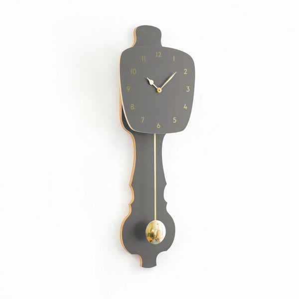 Wall Clock Stone Gray