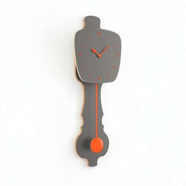 Horloge Murale Pierre Grise