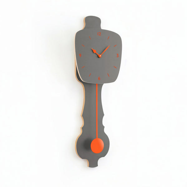 Wall Clock Stone Gray
