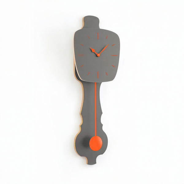 Wall Clock Stone Gray