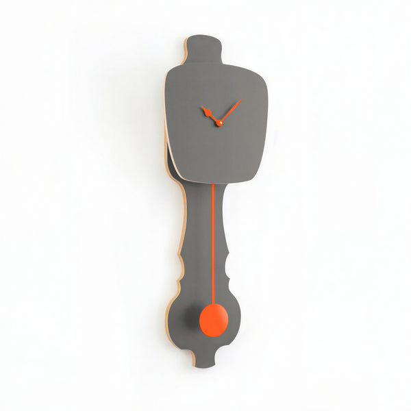 Wall Clock Stone Gray