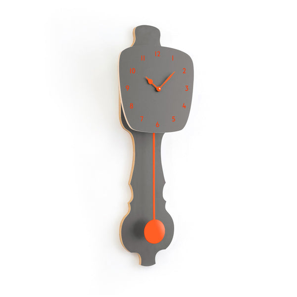 Wall Clock Stone Gray
