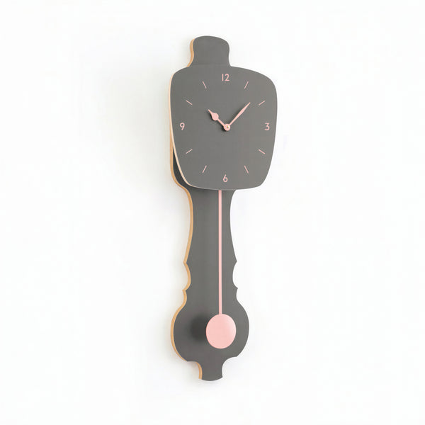 Wall Clock Stone Gray