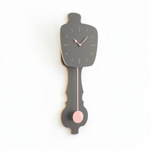 Horloge Murale Pierre Grise