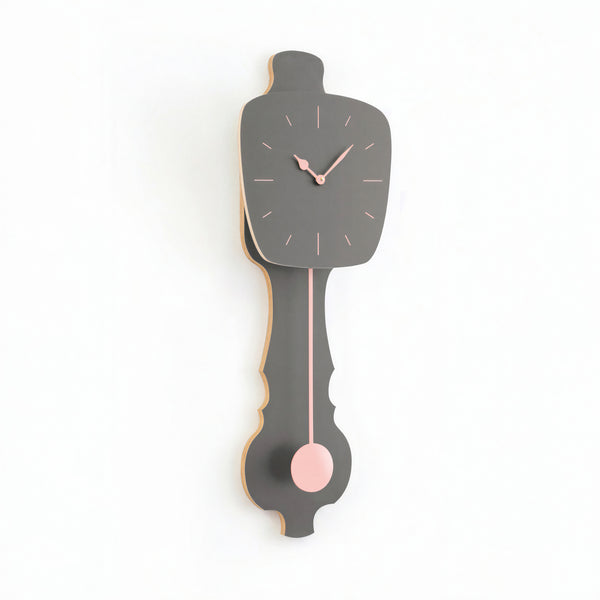 Wall Clock Stone Gray