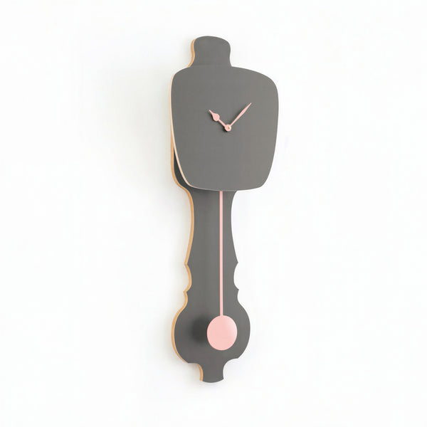 Wall Clock Stone Gray