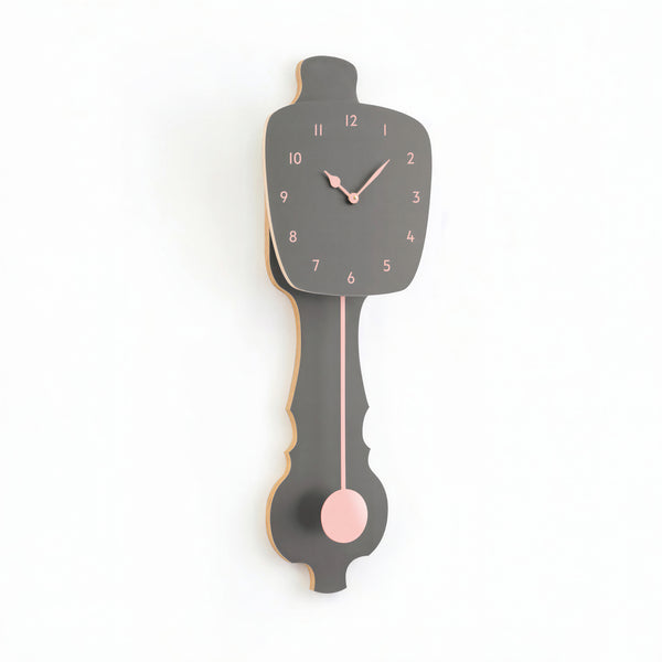 Wall Clock Stone Gray