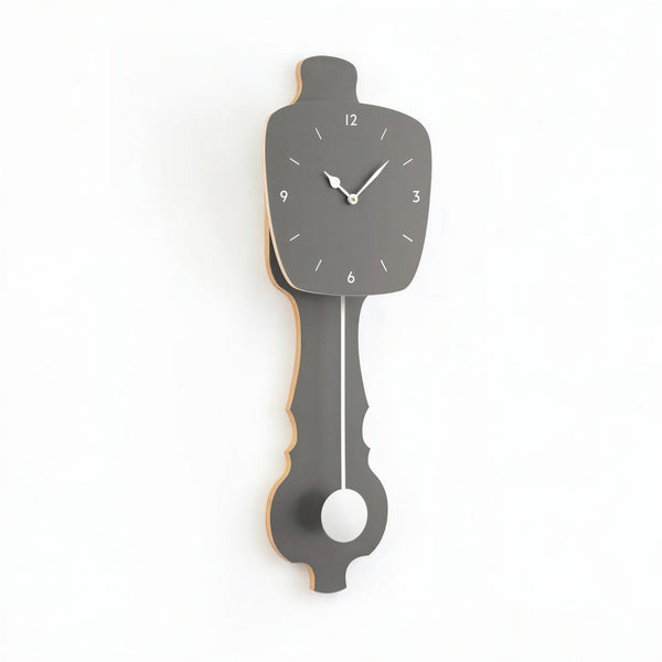 Wall Clock Stone Gray
