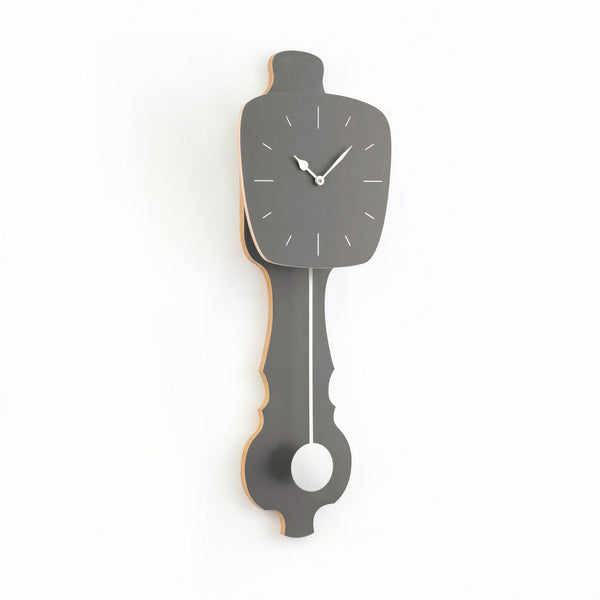 Wall Clock Stone Gray