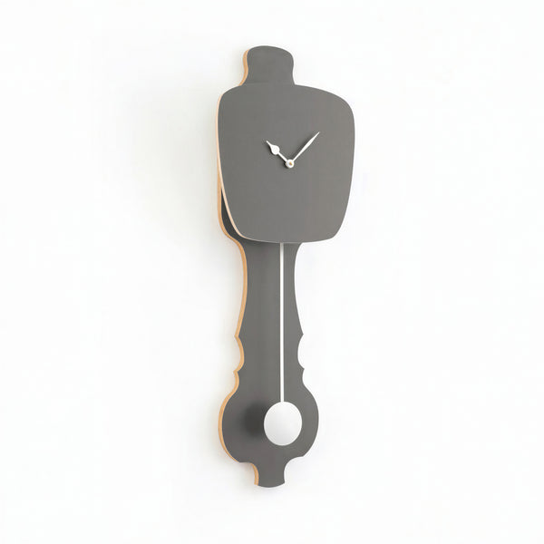 Wall Clock Stone Gray