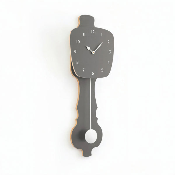 Wall Clock Stone Gray