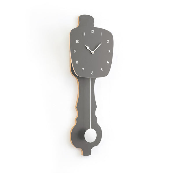 Wall Clock Stone Gray