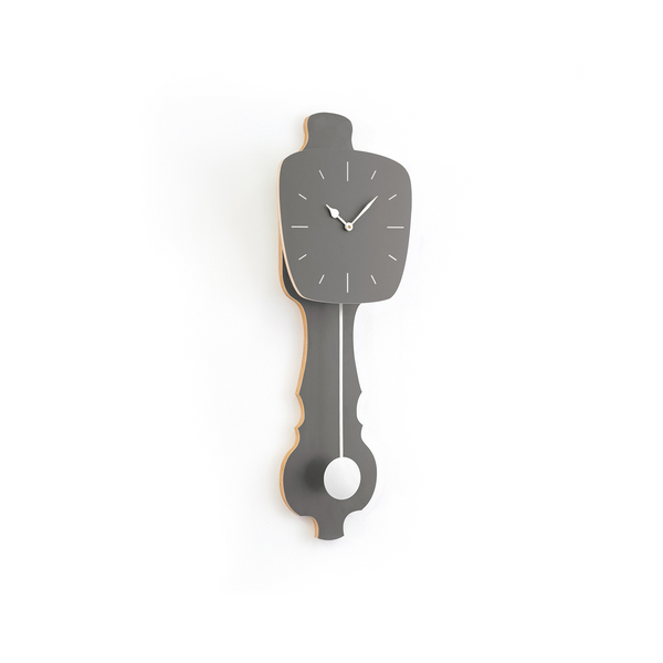 Wall Clock Stone Gray