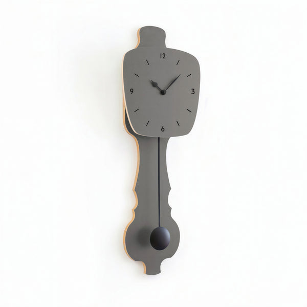 Wall Clock Stone Gray