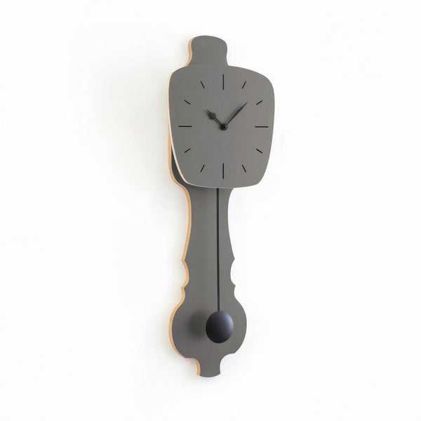 Wall Clock Stone Gray