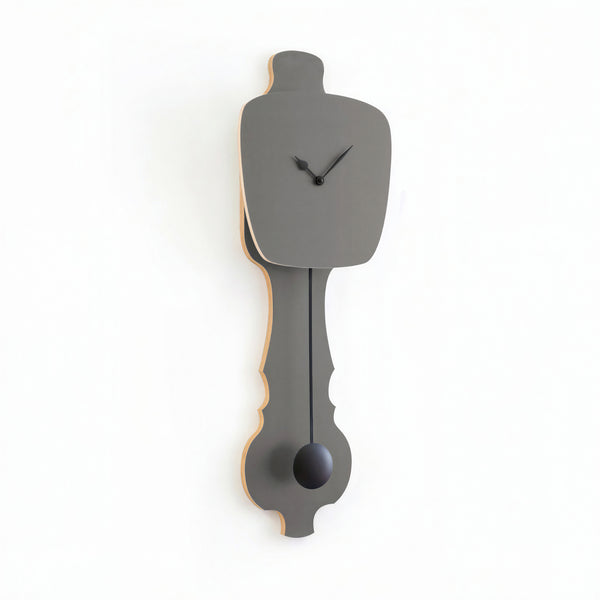 Wall Clock Stone Gray