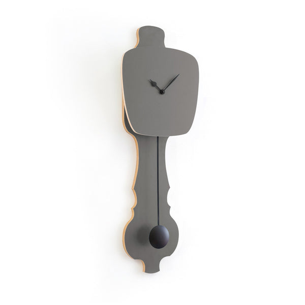 Wall Clock Stone Gray