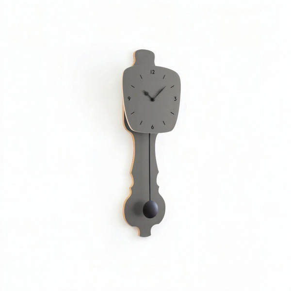 Horloge Murale Pierre Grise