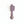 Wall Clock Lavender Gray