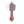 Wall Clock Lavender Gray
