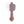 Wall Clock Lavender Gray