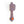 Wall Clock Lavender Gray