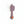 Wall Clock Lavender Gray