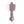 Wall Clock Lavender Gray