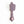 Wall Clock Lavender Gray