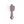 Wall Clock Lavender Gray