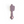 Wall Clock Lavender Gray