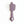 Wall Clock Lavender Gray