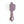 Wall Clock Lavender Gray
