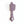 Wall Clock Lavender Gray