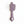 Wall Clock Lavender Gray