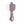 Wall Clock Lavender Gray