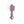 Wall Clock Lavender Gray