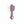 Wall Clock Lavender Gray